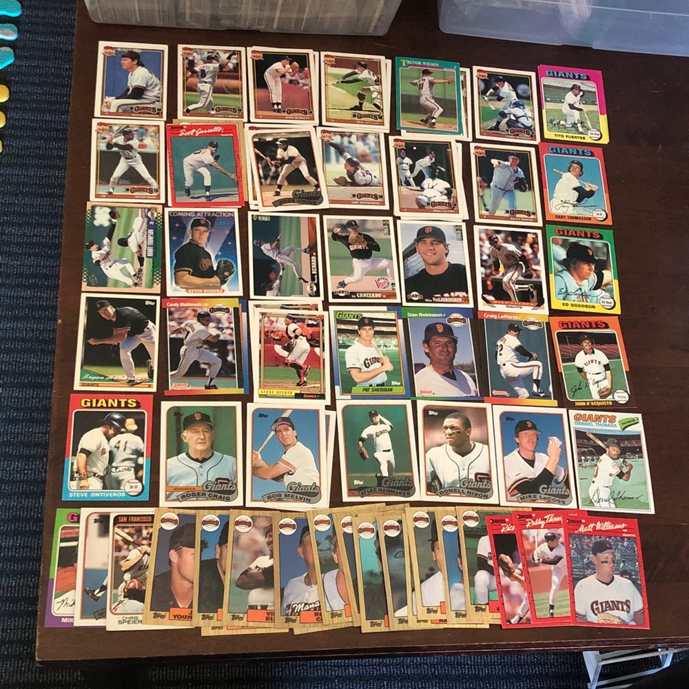 ⛵️ Vintage San Francisco Giants Baseball Trading Card Set